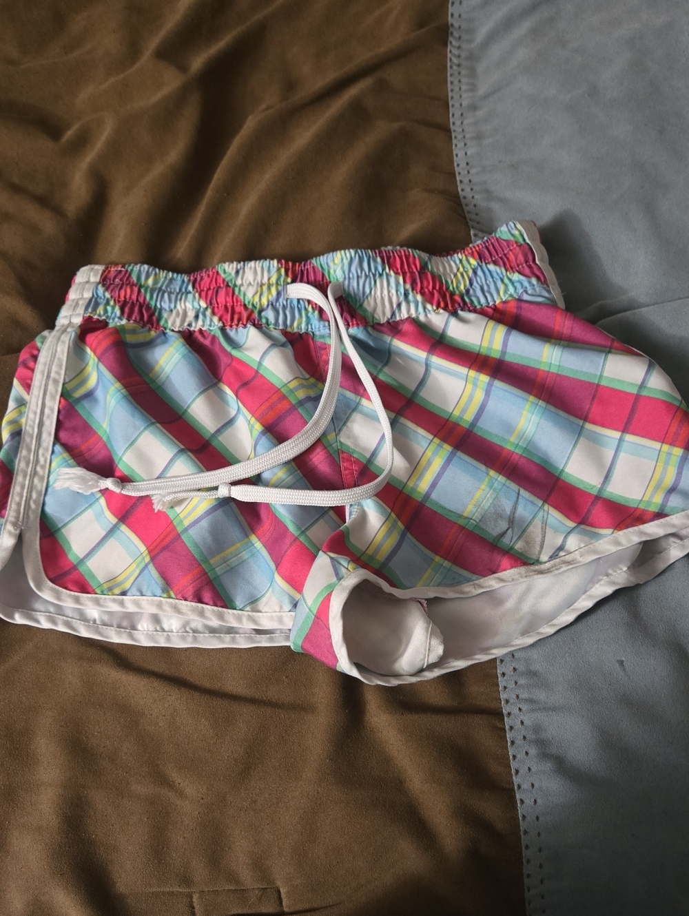 Old Navy Bright Plaid Shorts in Pink, Blue, Yellow, Green